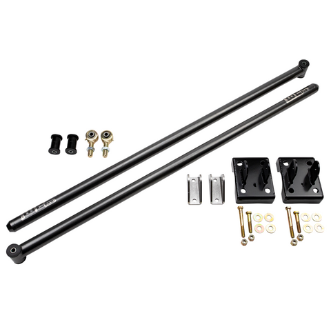 Wehrli 2011 - 2019 GM Silverado / Sierra HD Duramax RCLB/CCSB/ECSB 60in Traction Bar Kit - Gloss Black