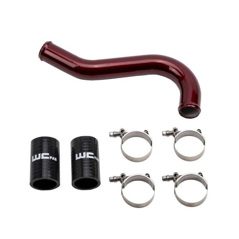 Wehrli 2006 - 2010 Chevrolet 6.6L LBZ/LMM Duramax Upper Coolant Pipe - Gloss Black