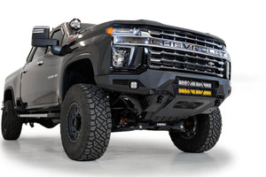 Addictive Desert Designs  Silverado 2500/3500 Bomber Front Bumper ( 20 Inch Lights Mounts )