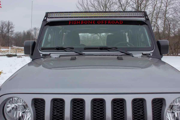 Fishbone Offroad 2018+ Jeep Wrangler JL Windshield Light Bracket