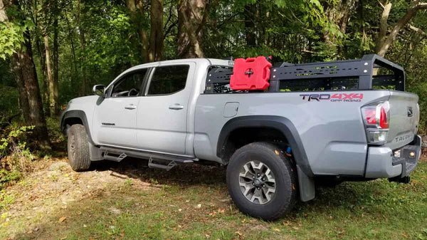 Fishbone Offroad Long Bed Half Height Tackle Rack for 2005-2023 Toyota Tacoma FB21245