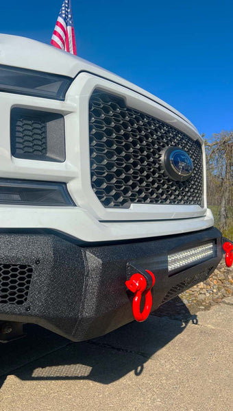 Fishbone Offroad 2018 - 2020 Ford F150 Pelican Front Bumper - Black Texture
