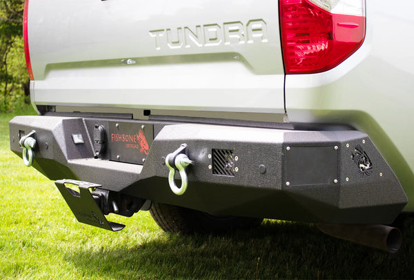Fishbone Offroad 2014-2021 Toyota Tundra Rear Bumper - Black Texture
