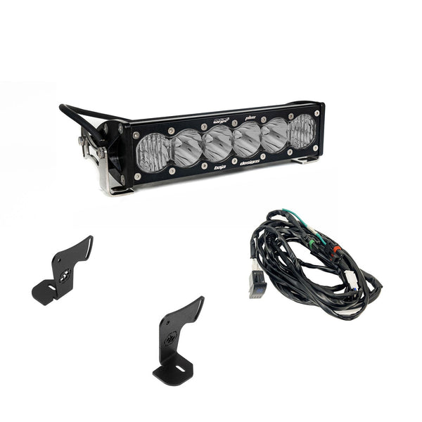 Baja Designs 2025 + Polaris RZR Pro-R/S/XP OnX6+ 10in Light Bar Hood Mount Kit - Clear / Amber