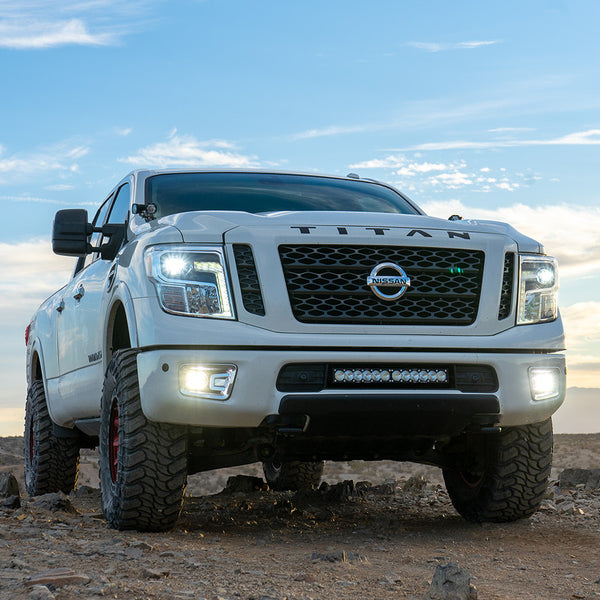 Baja Designs Squadron-R Sport Fog Pocket Light Kit - Nissan 2016-2019 Titan