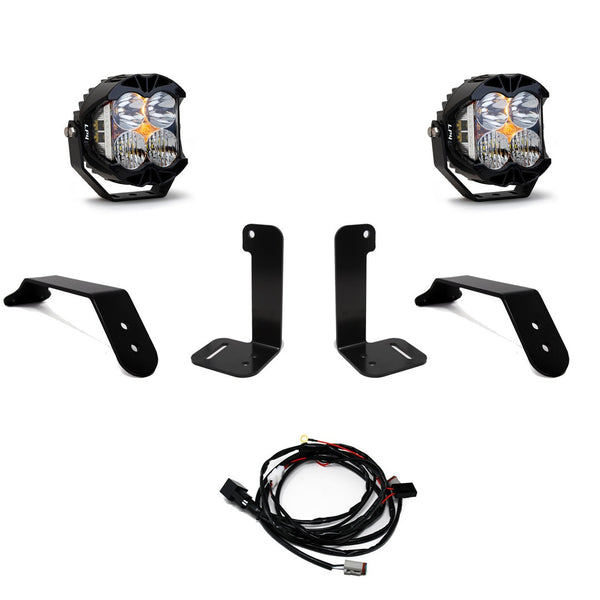 Baja Designs L/JT LP4 Pro Bumper Light Kit - Jeep 2020 + Gladiator / 2018 + Wrangler JL  w/ OE Plastic Bumper