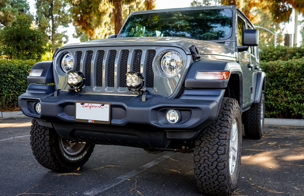 Baja Designs L/JT LP4 Pro Bumper Light Kit - Jeep 2020 + Gladiator / 2018 + Wrangler JL  w/ OE Plastic Bumper