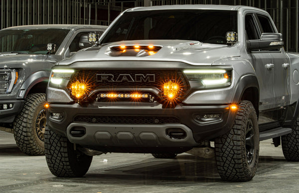 Baja Designs RAM XL Sport A-Pillar Light Kit - RAM 2019 - 2023 1500 Rebel / 2021 - 2023 1500 TRX