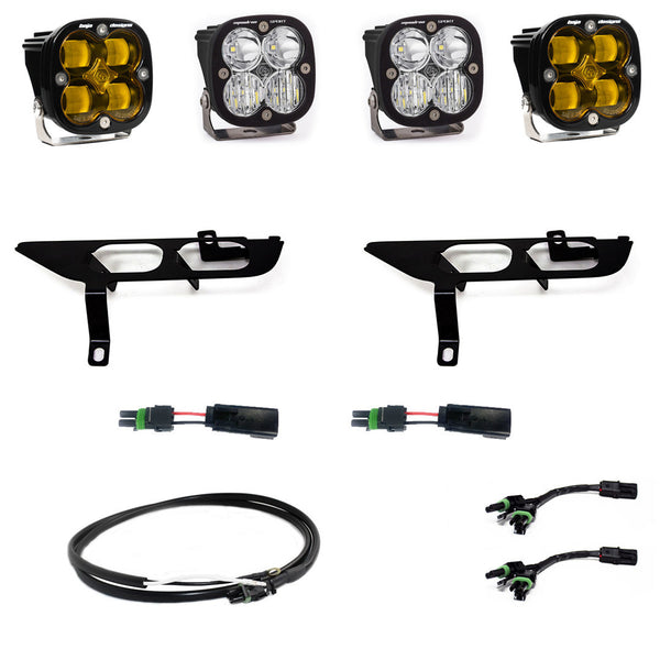 Baja Designs Squadron SAE/Sport Fog Pocket Light Kit - Ford 2021 - 2023 F-150 ( NOTE: w/ Daytime Running Lights (DRL) )