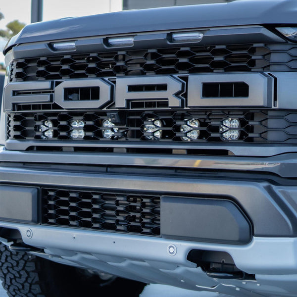 Baja Designs 2021 + Ford F150 Raptor / 2024 + F150 Raptor 37/R Squadron Pro Behind Grille Kit