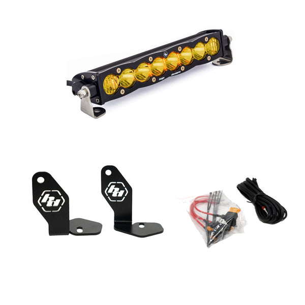 Baja Designs RZR Pro R S8 10" Hood Mount Kit - Polaris RZR Pro R 2022-2024 - Amber