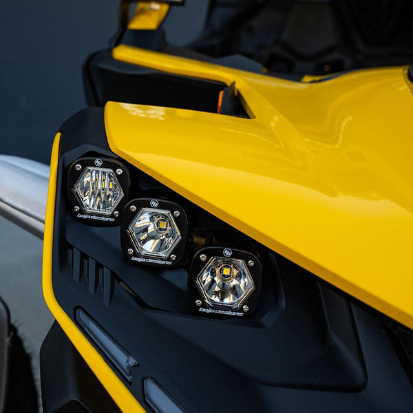 Baja Designs Can-Am Maverick R Triple S1 "Unlimited" Headlight Kit - Can-Am Maverick R 2024 +