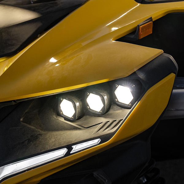 Baja Designs Can-Am Maverick R Triple S1 "Unlimited" Headlight Kit - Can-Am Maverick R 2024 +