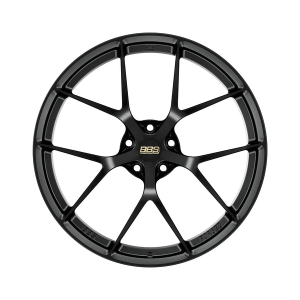 BBS RI-D 20x9.5 5x112 ET10 82mm Matte Black Wheel 82mm PFS Ring/Clip Required