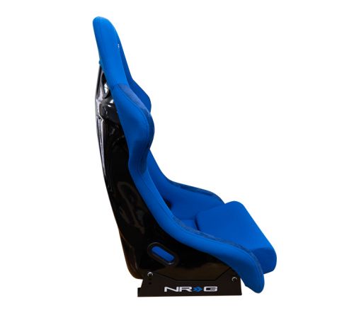 NRG FRP Bucket Seat (Blue Cloth) - Large