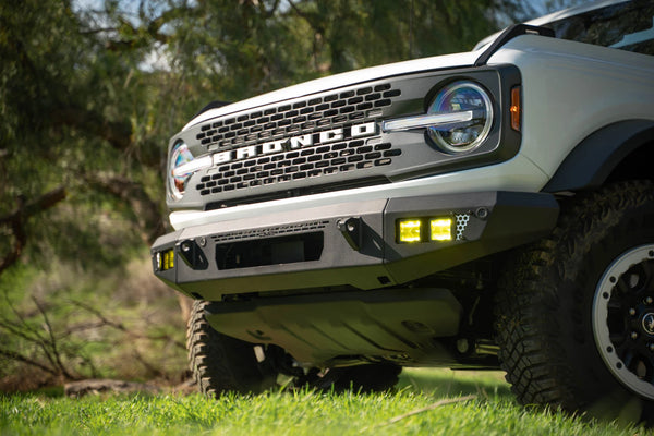 DV8 Offroad 2021+ Ford Bronco Front Bumper V2 - OE Plus Series (Works w/o ACC Relocation)