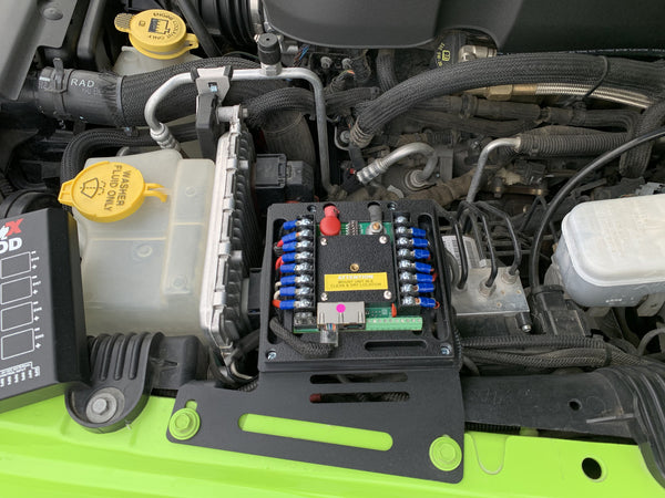 Spod 2009 - 2018 Jeep Wrangler JK BantamX w/ Blue LED Switch Panel