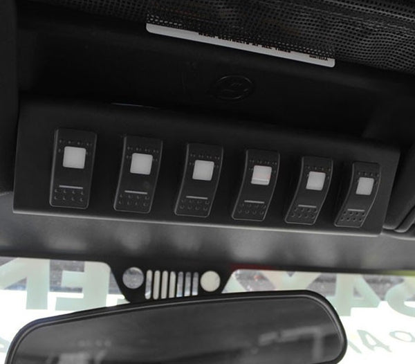 Spod 2009 - 2018 Jeep Wrangler JK BantamX w/ Blue LED Switch Panel
