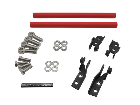 GrimmSpeed GR86/BRZ Engine Cross Brace Kit Assembly Red - 2013 + BRZ / FR-S / 2022 + GR86 - Black
