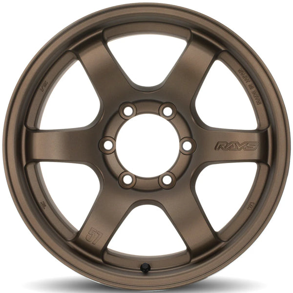 Gram Lights 57DR-X 17x8.0 +05 6x114.3 Dark Bronze Wheel