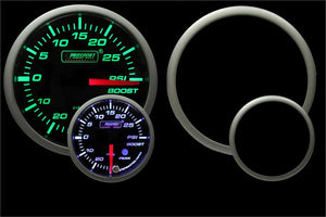 ProSport Premium Boost Gauge Electrical w/Sender Green/White 52mm Universal