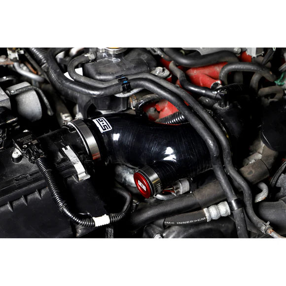 GrimmSpeed Post-MAF Hose Kit Black - 2008-2014 Subaru WRX / 2008-2021 Subaru STI