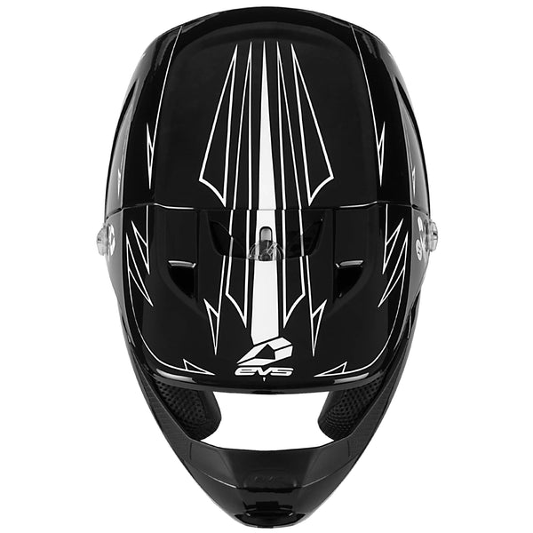 EVS T3 Pinner Helmet 50-50 Black/White Youth