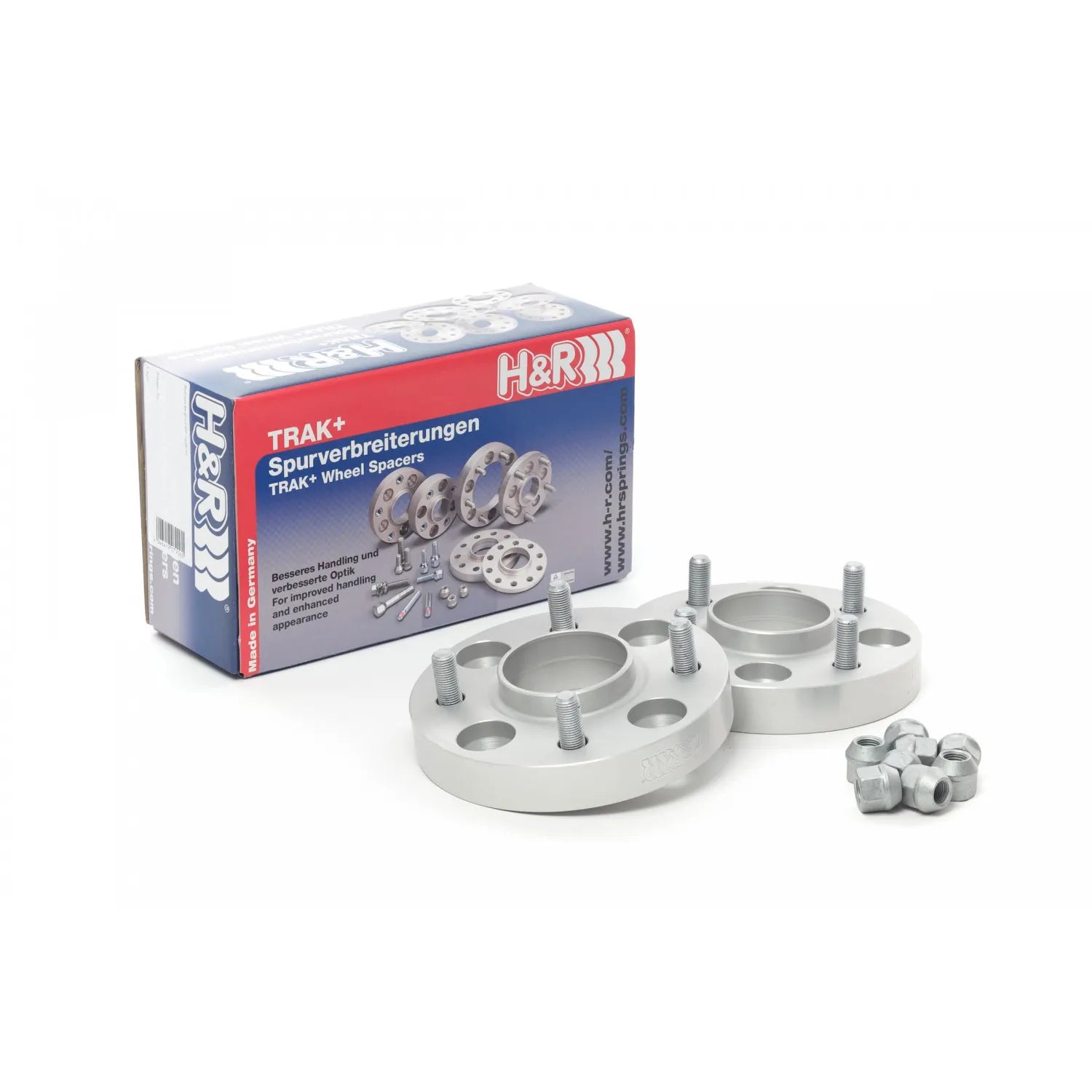 H&R Trak+ 25mm DRM Wheel Spacer 5x114.3 Bolt Pattern 56 Center Bore Bolt 12x1.25 Thread