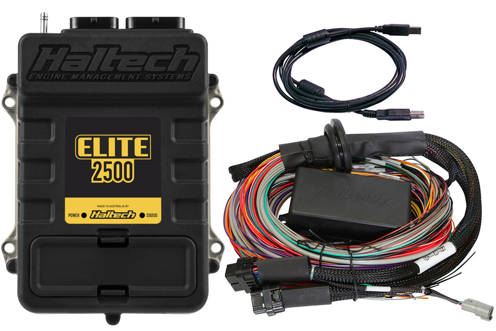 Haltech Elite 2500 Premium Universal Wire-In Harness ECU Kit