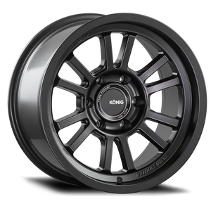 Konig HT1 17X9 5X127 ET-12 Matte Black Wheel