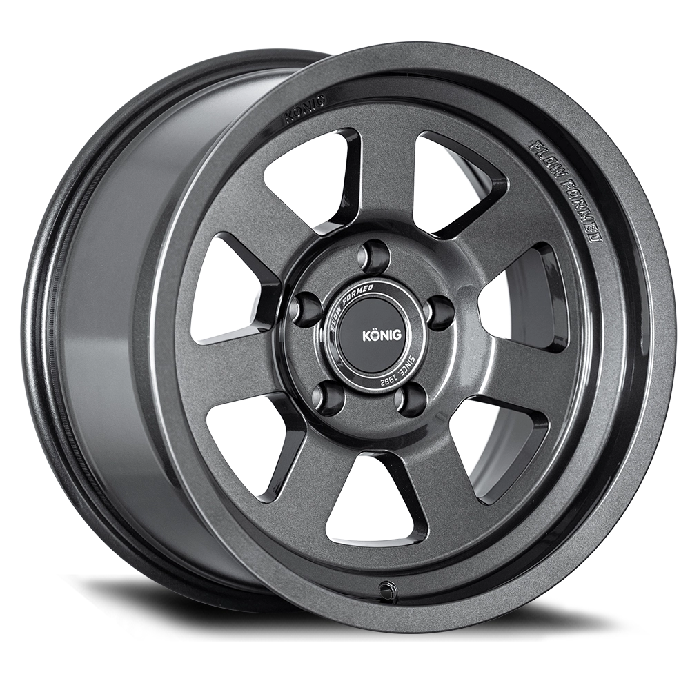 Konig HT2 17X8.5 6X139.7 ET-6 Gloss Anthracite