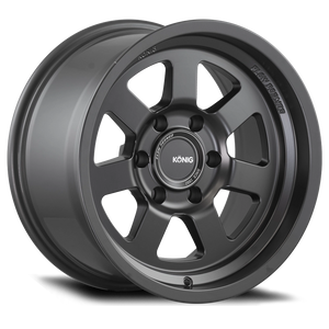 Konig HT2 17X9 5X127 ET-12 Matte Black