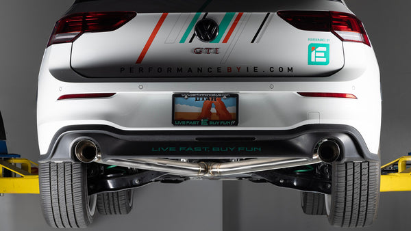 Integrated Engineering Catback Exhaust System For VW MK8 GTI