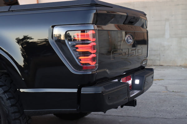 AlphaRex 2021 - 2023 Ford F-150 LUXX LED Taillights Black