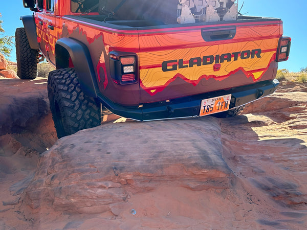 Artec Industries 2020 + Jeep Wrangler Gladiator High Clearance Comp Rear Bumper