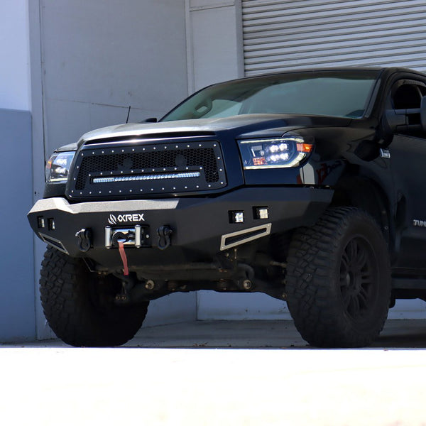 AlphaRex 2007 - 2013 Toyota Tundra / 2008 - 2017 Sequoia NOVA LED Proj Headlights Alpha-Black w/Activ Light/Seq Signal/DRL