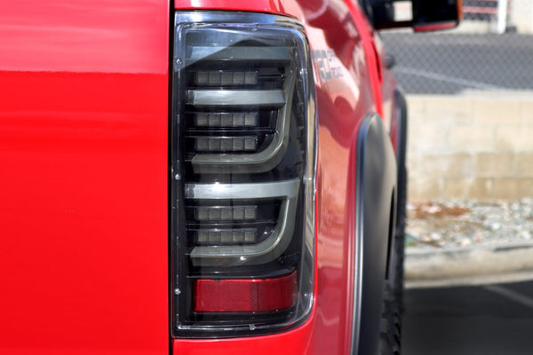 AlphaRex 2007 - 2013 Toyota Tundra LUXX-Series LED Tail Lights Alpha-Black