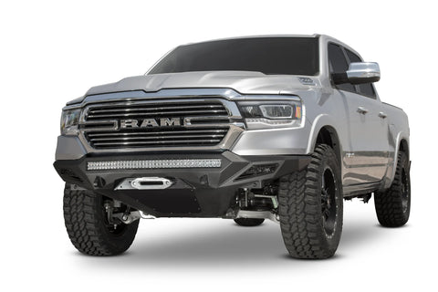 Addictive Desert Designs 2019 - 2023 Ram 1500 Stealth Fighter Front Bumper w/ Winch Mount & Sensor Cut Outs