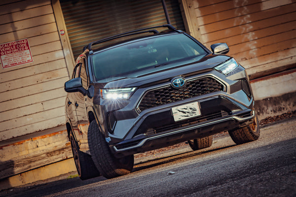 AlphaRex 2019 - 2024 Toyota RAV4 (High Trim) NOVA LED Projector Headlights Alpha-Black