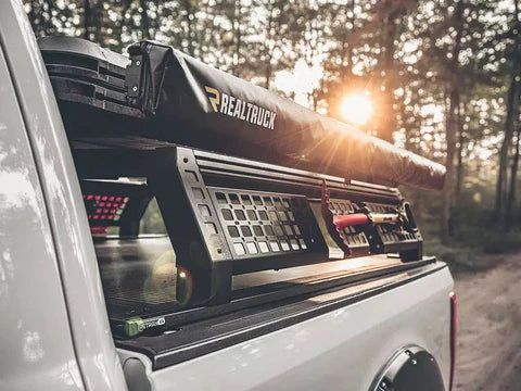RealTruck 2015 - 2024 Ford F-150 5.5ft. Bed GoRack Overland Truck Rack - Black