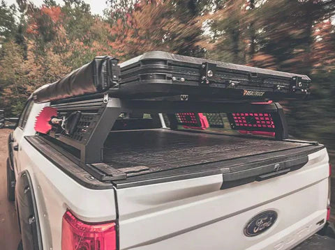 RealTruck 2015 - 2024 Ford F-150 5.5ft. Bed GoRack Overland Truck Rack - Black
