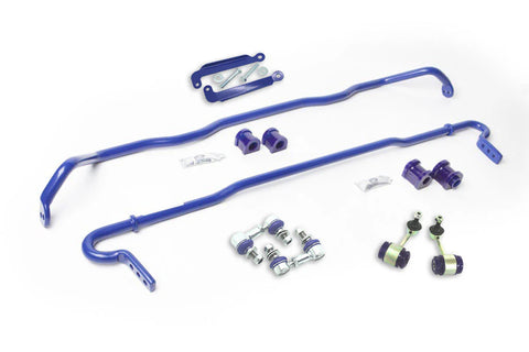 SuperPro 2015 - 2021 Subaru WRX Front / Rear 26mm F/24mm R Adjustable Sway Bar and Link Set