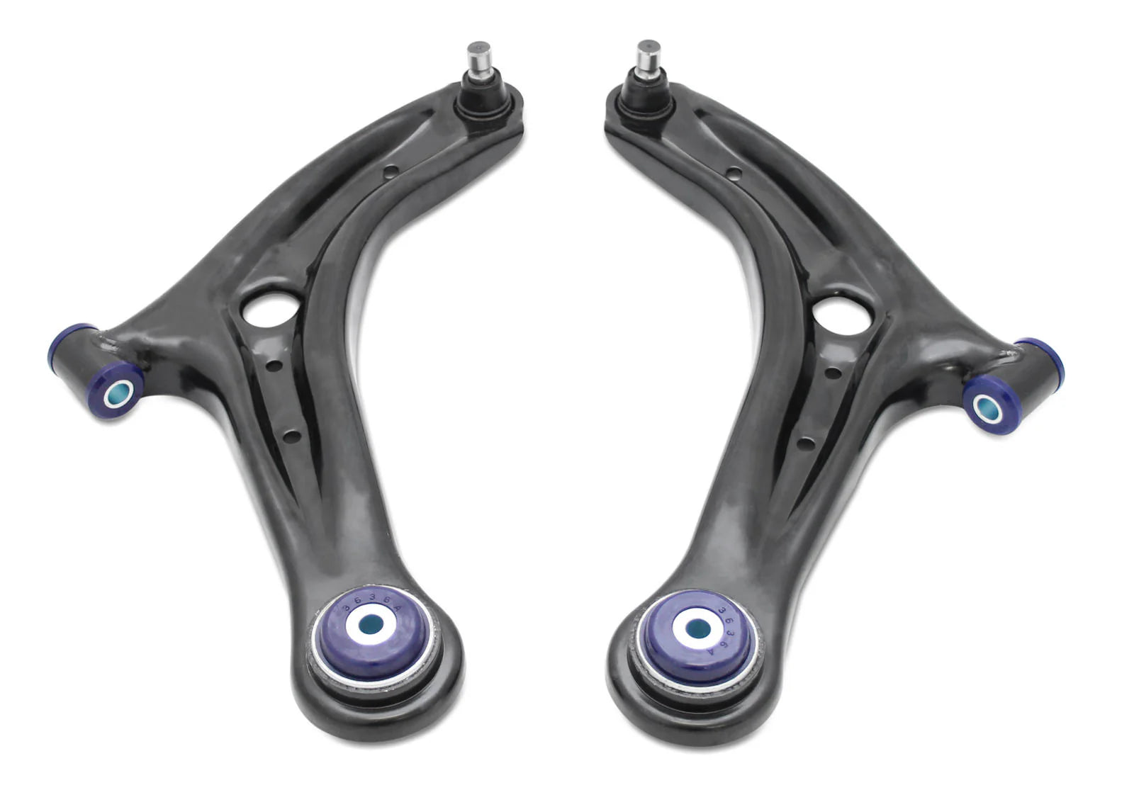 SuperPro 2014 - 2019 Ford Fiesta ST Front Lower Control Arm Set w/ Preinstalled SuperPro Bushings