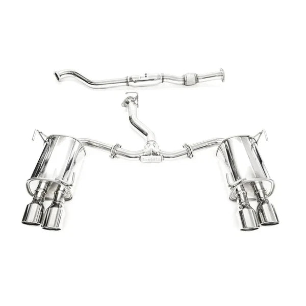 Invidia 2022+ Subaru WRX Q300 Single Layer Stainless Steel Quad Tip Cat-Back Exhaust