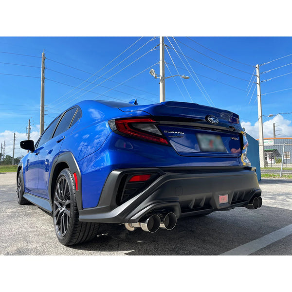 Invidia Gemini R400 Stainless Steel Quad tip Cat-back Exhaust - Subaru WRX VB 2022+