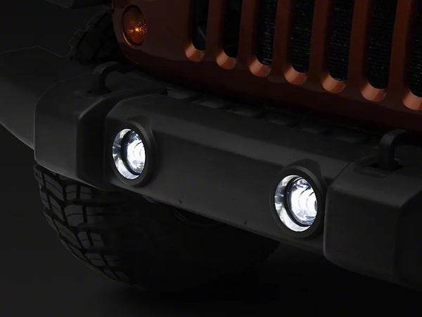 Raxiom 2007 - 2024 Jeep Wrangler JK/JL Axial Series Tri-Bar LED Fog Lights- White