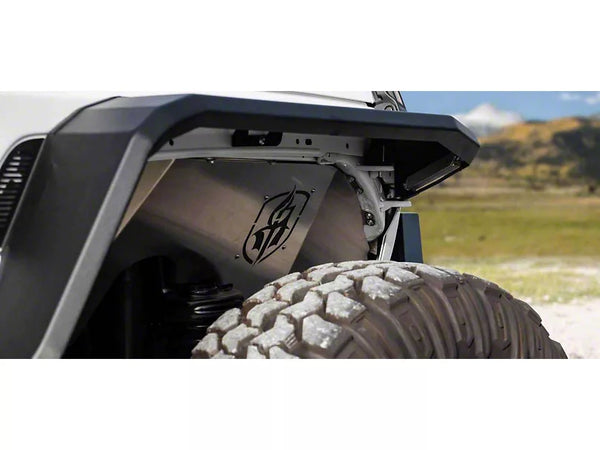 Road Armor 2018 + Jeep Wrangler JL Stealth Front Fender Liner JL Body Armor Raw