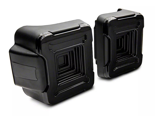Raxiom 2018 + Jeep Wrangler JL Axial Series Plateau LED Tail Lights- Black Housing (Smoked Lens)