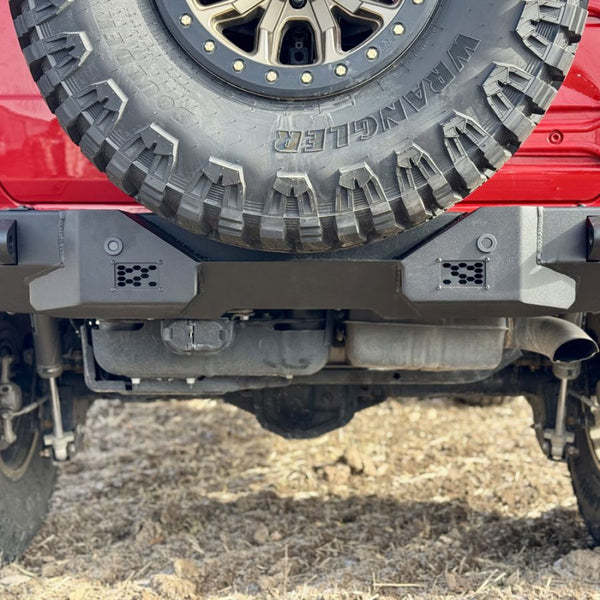Rock Slide Engineering Big Sky Aluminum Full Rear Bumper For 2018-2025 Jeep Wrangler JL
