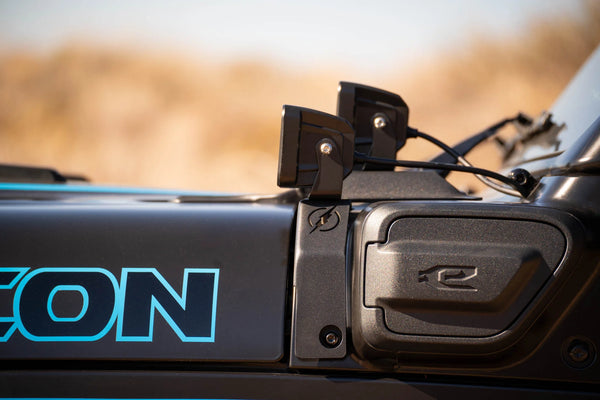 DV8 Offroad 2021-2025 Jeep Wrangler JL 4xe | Dual Light Pod Mounts